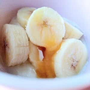 冷凍バナナヨーグルト